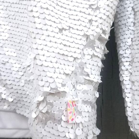 Museum of Ice Cream Sequin White Sweatshirt Collaboration - Picture 4 of 6